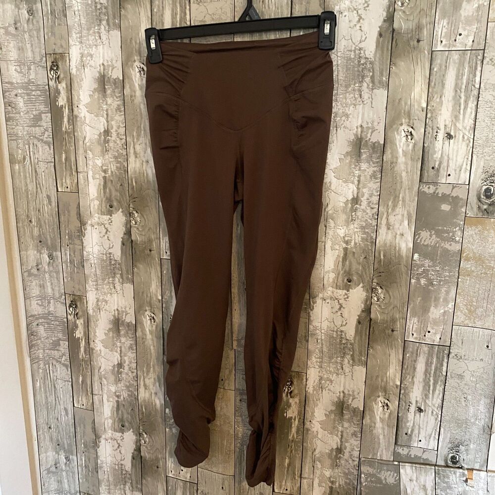 Free People Spin Me Driftwood Leggings brown S